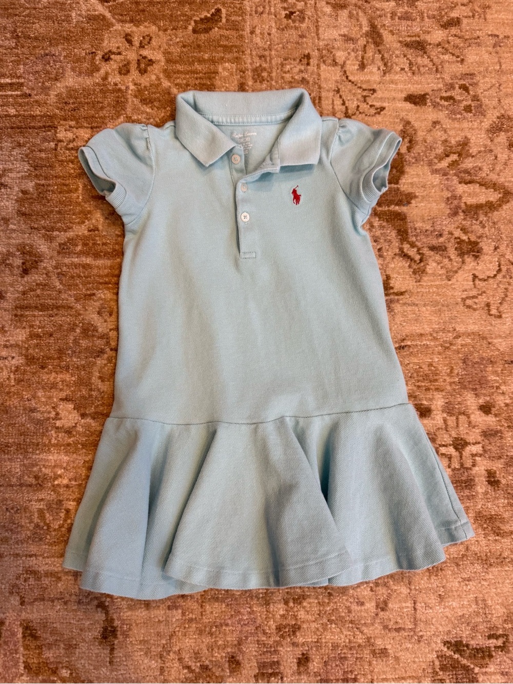 Ralph Lauren Light Blue Polo Shirt with Logo